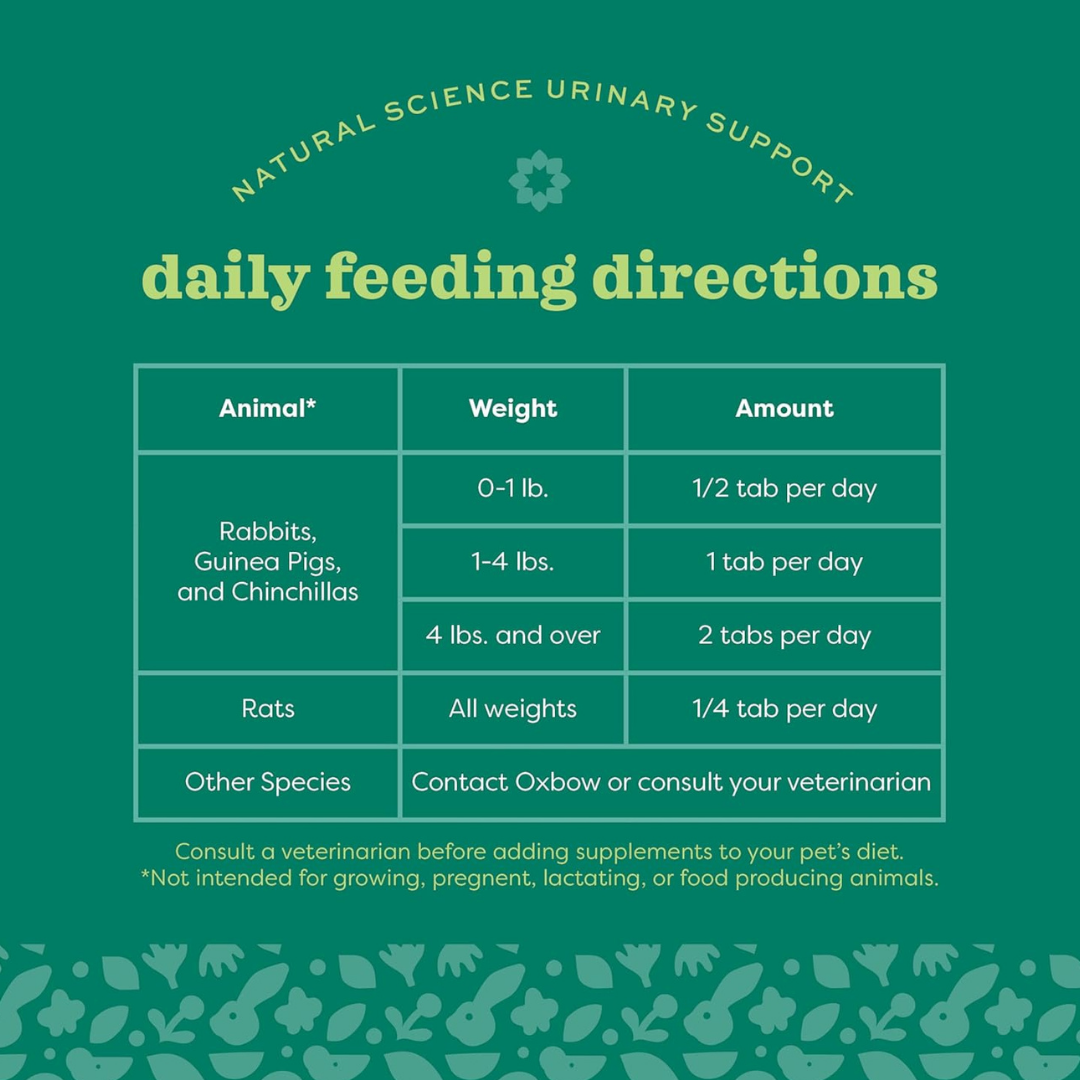 Snack Soporte Urinario Oxbow Natural Science