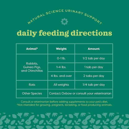 Snack Soporte Urinario Oxbow Natural Science