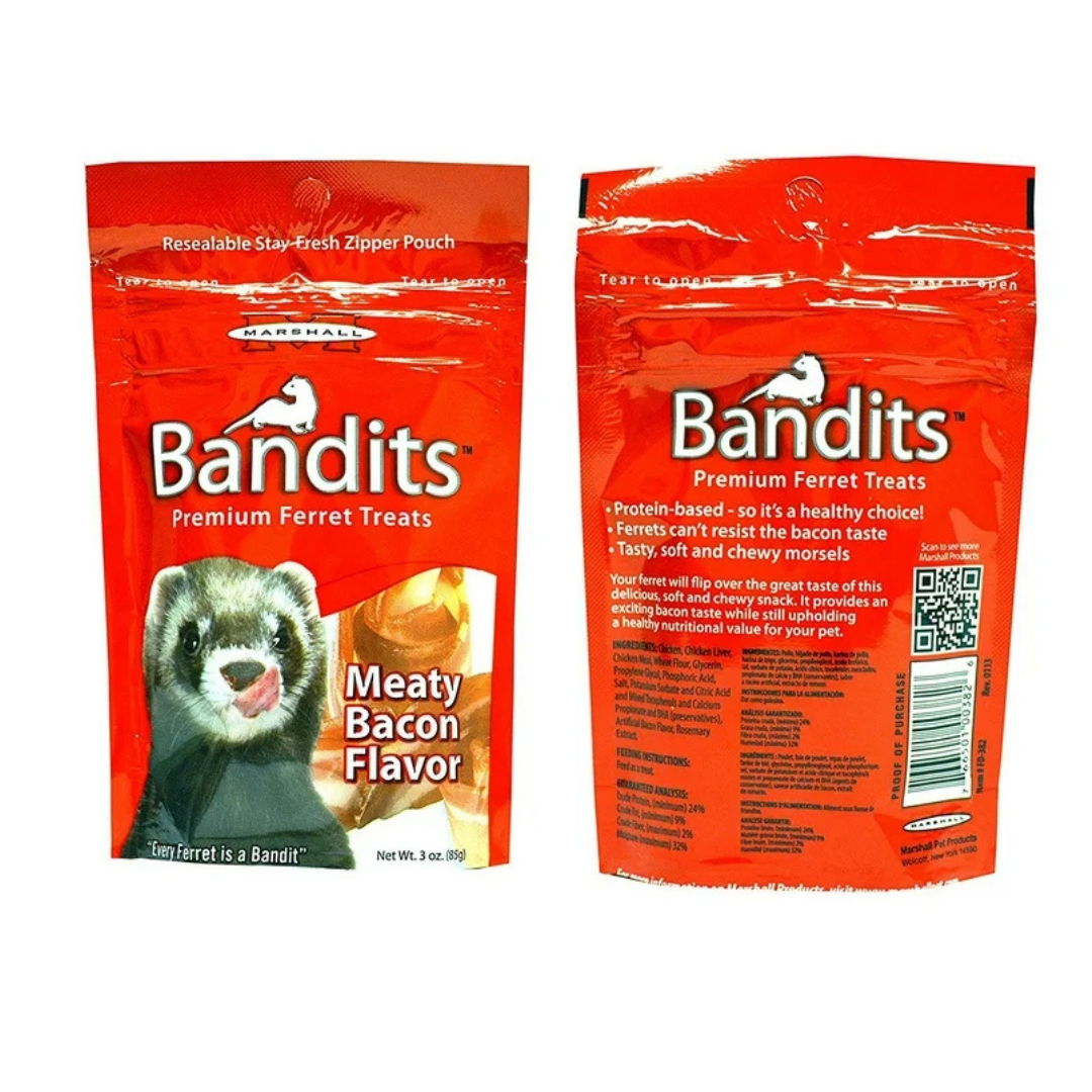 Snack Bacon Marshall Bandits Premium Ferret Treats